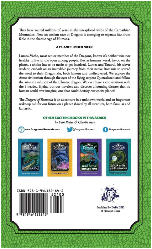Myths No More: Signed 1st Edition – Dragons of Romania, Book 1