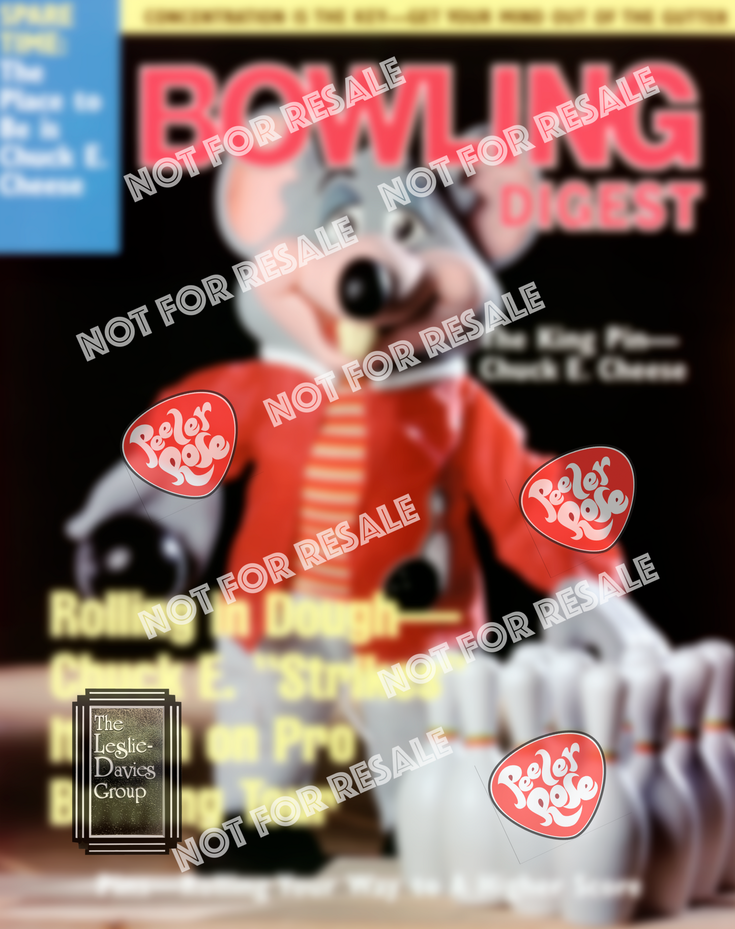 1990's Bowling Digest Magazine Cover
