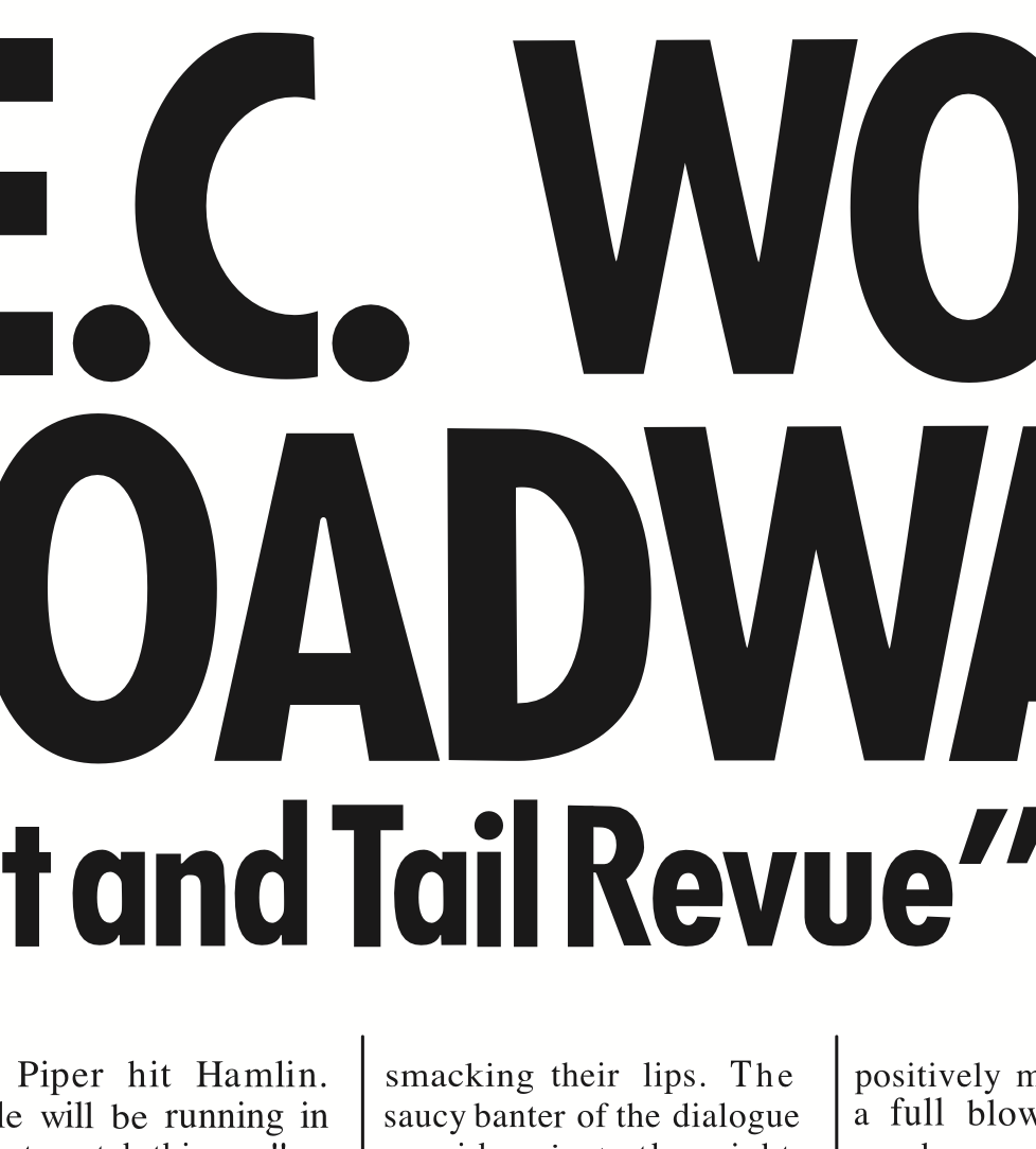 1990s Broadway (Variety) Magazine
