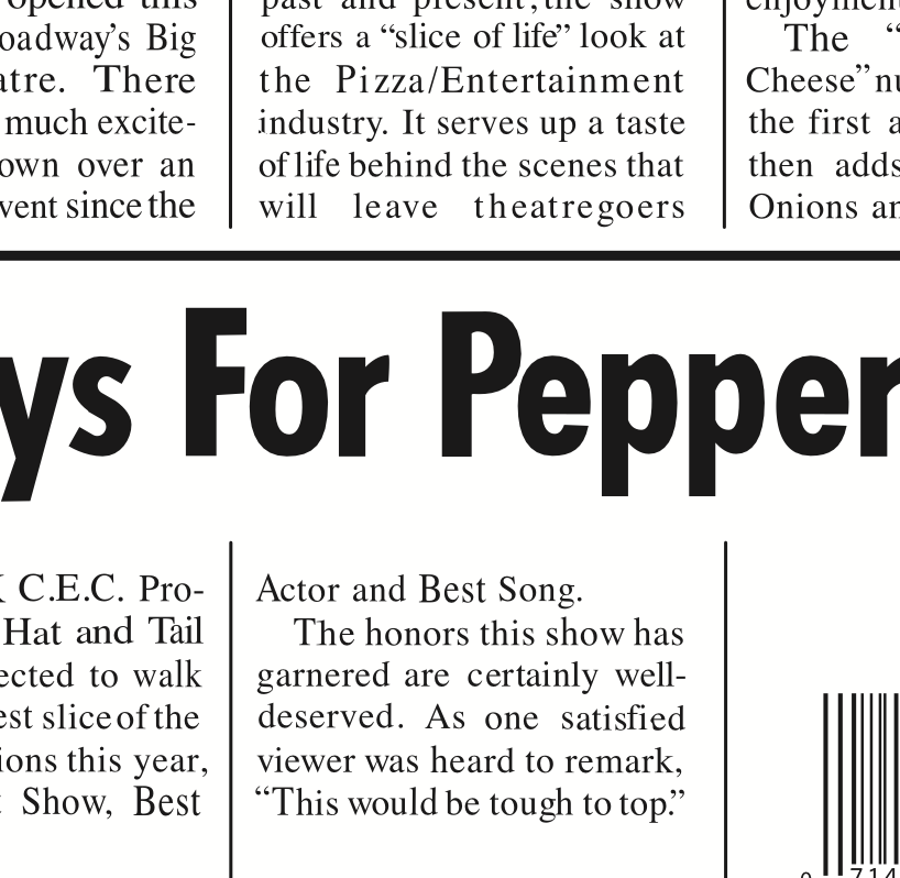 1990s Broadway (Variety) Magazine