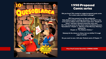 KICK STARTER-Deal **1991 Unofficial Chuck E Cheese Comic **Pre-SALE Item for 2026**