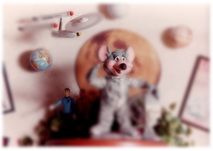 CEC Chuck E Cheese Astronaut OG shelf PHOTO (from the archive)