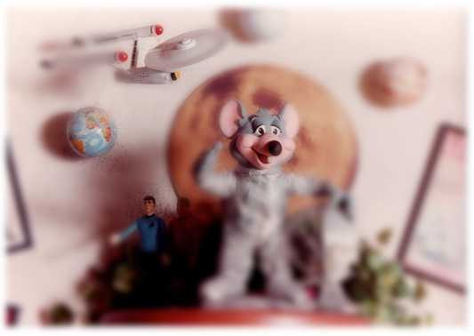 CEC Chuck E Cheese Astronaut OG shelf PHOTO (from the archive)