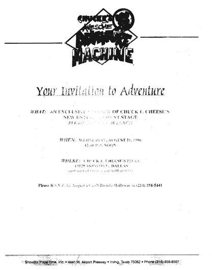 1996 Awesome Adventure - SIGNED by Dan & Charlie ART PRINT 11x14"