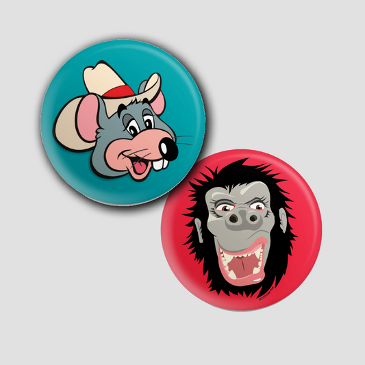 1992 Artifact Cowboy + Kong 2 Pin button set