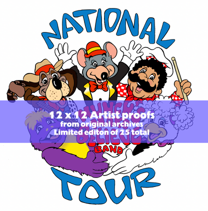 National Tour Limited Edition Print Signed-Numbered 1 of 13