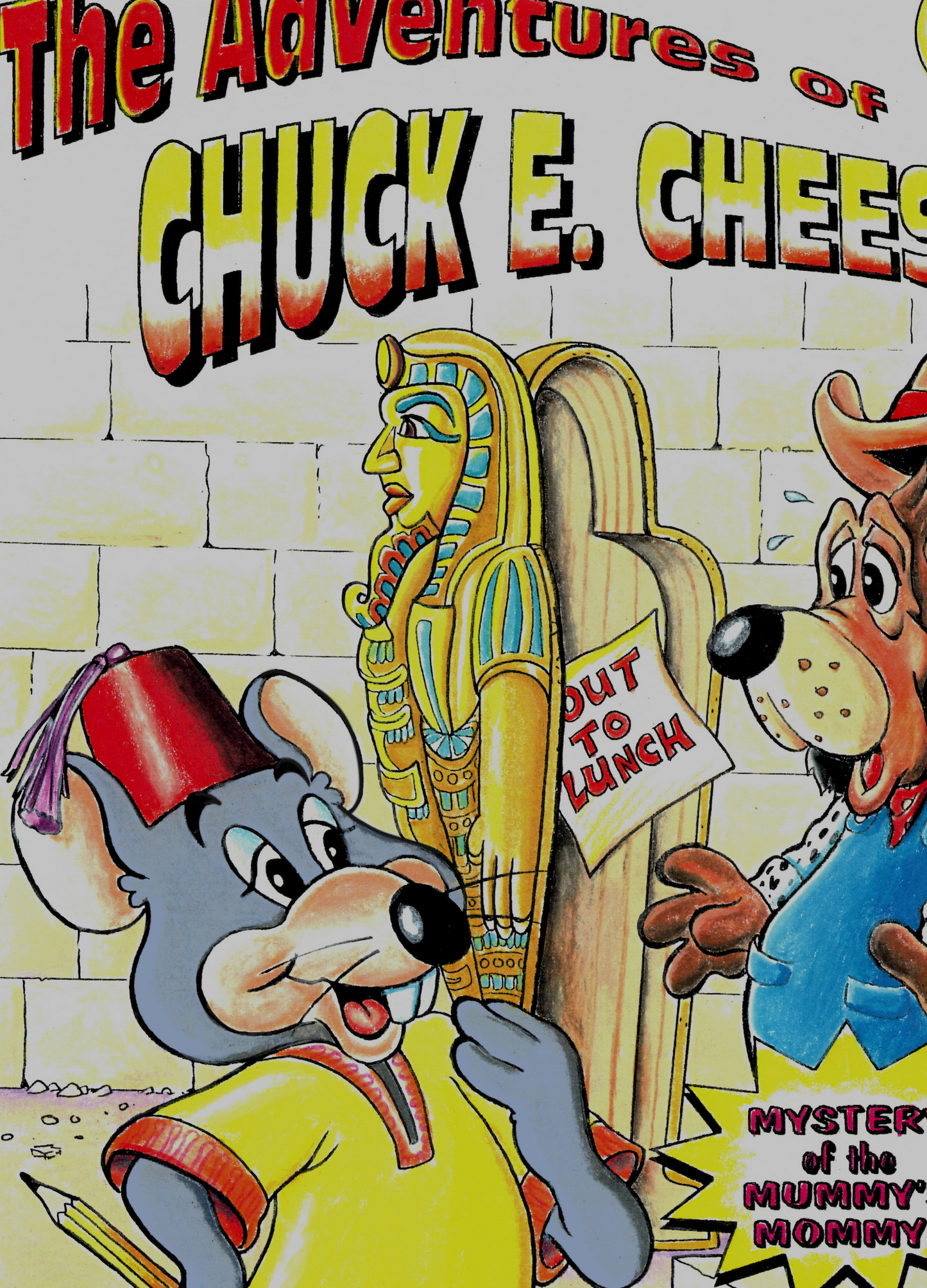 KICK STARTER-Deal **1991 Unofficial Chuck E Cheese Comic **Pre-SALE Item for 2026**