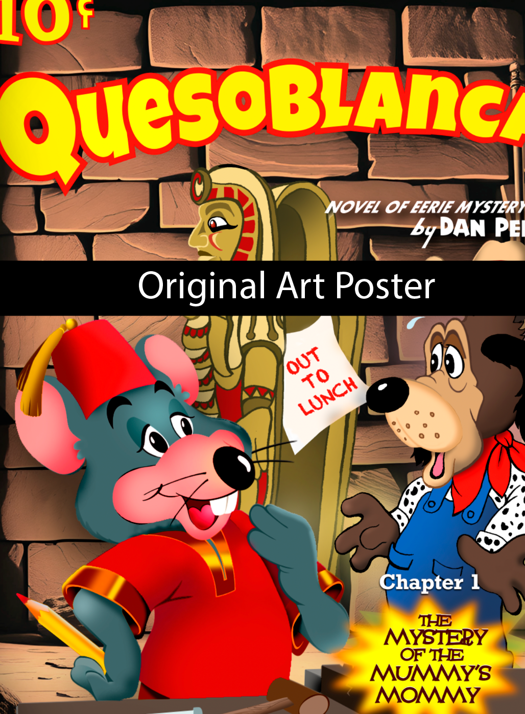 Unofficial Chuck E Comic Cover poster 11x14