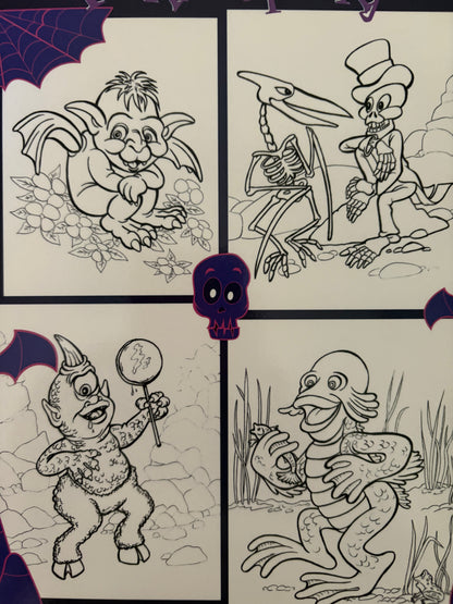 Kookie Spooky Coloring Book