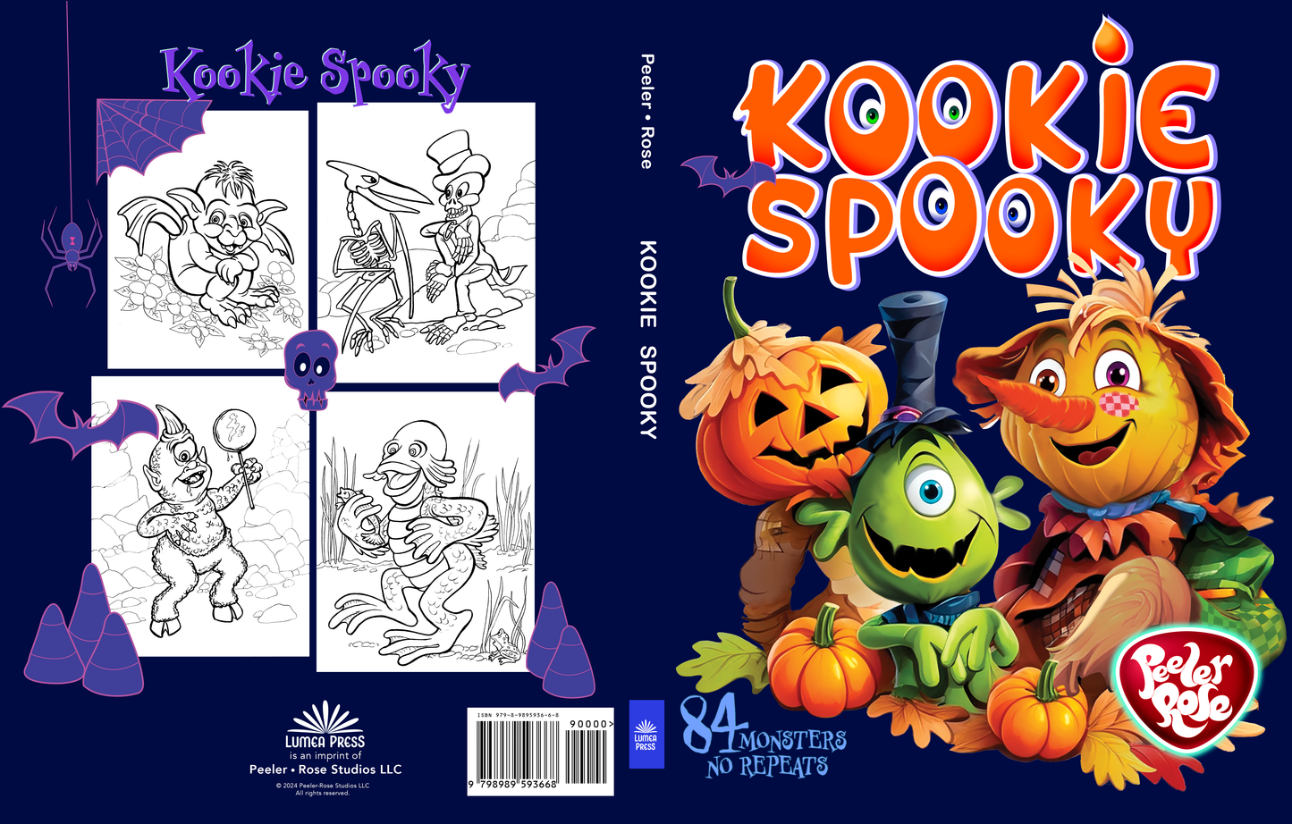 Kookie Spooky Coloring Book