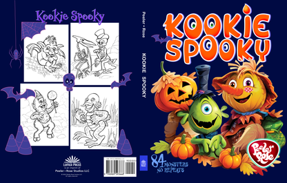 Kookie Spooky Coloring Book