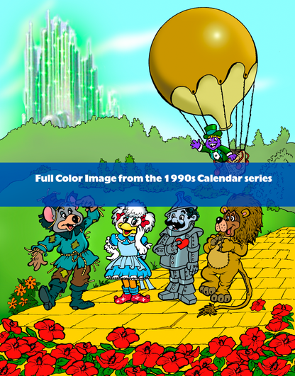 Peeler-Rose Wizard Of Oz Print