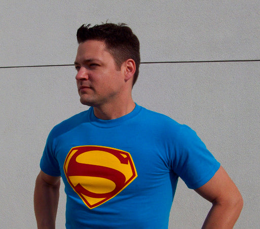 1950s George Reeves T-shirt TV Credits Insignia