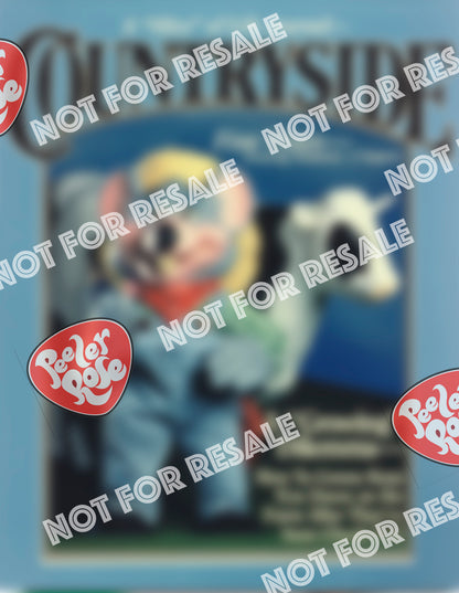 Chuck E Cheese magazine Countryside Farmer original print